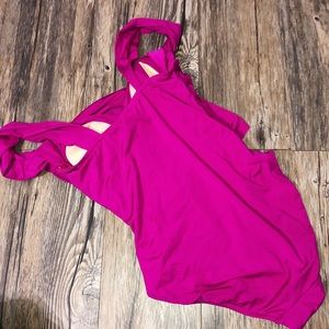 Badgley Mischka Swim - Badgley Mischka Fuschia One Piece Bikini Badgley Mischka Swim - Badgley Mischka Fuschia One Piece Bikini